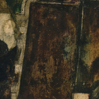 Città Morta Iii (Città Sul Fiume Blu Iii) Egon Schiele esh38 quadro stampato su tela