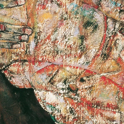 Morte E Ragazza Egon Schiele esh40 quadro stampato su tela