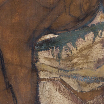 Levitazione Il Cieco Ii Egon Schiele esh86 quadro stampato su tela