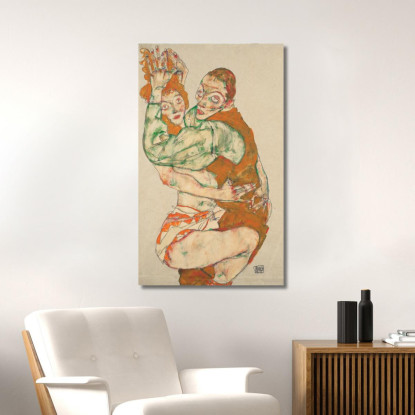 Atto D’Amore Egon Schiele esh89 quadro stampato su tela