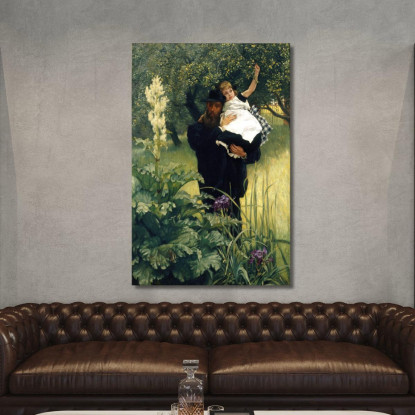Il Vedovo James Tissot jts146 quadro stampato su tela