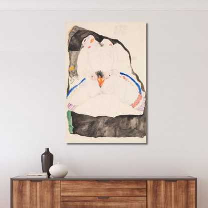 Osservato In Un Sogno Egon Schiele esh110 quadro stampato su tela