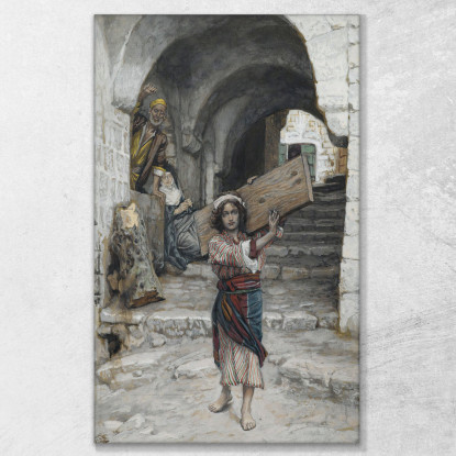 La Giovinezza Di Gesù James Tissot jts148 quadro stampato su tela