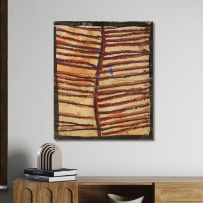 Ornamento Con Linee Parallele Egon Schiele esh113 quadro stampato su tela