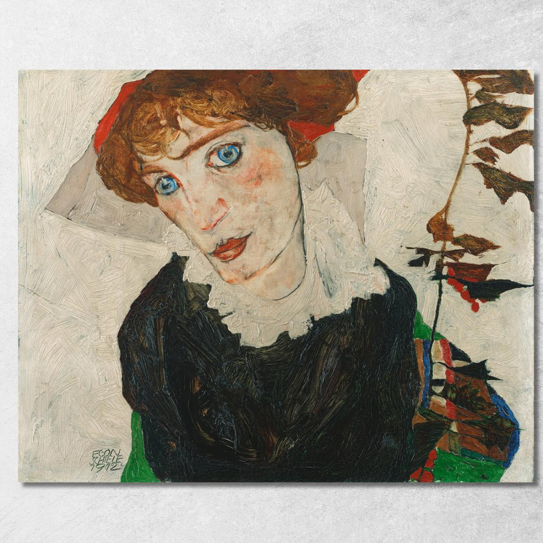 Ritratto Di Wally Neuzil Egon Schiele esh127 quadro stampato su tela Ritratto Di Wally Neuzil Egon Schiele esh127 quadro stampato su tela