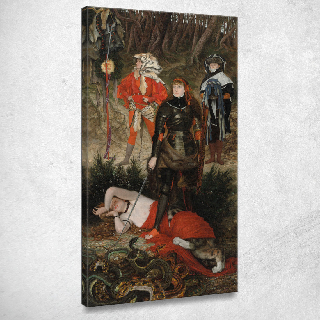 Trionfo Della Volontà. La Sfida James Tissot jts150 quadro stampato su tela Trionfo Della Volontà. La Sfida James Tissot jts150 quadro stampato su tela
