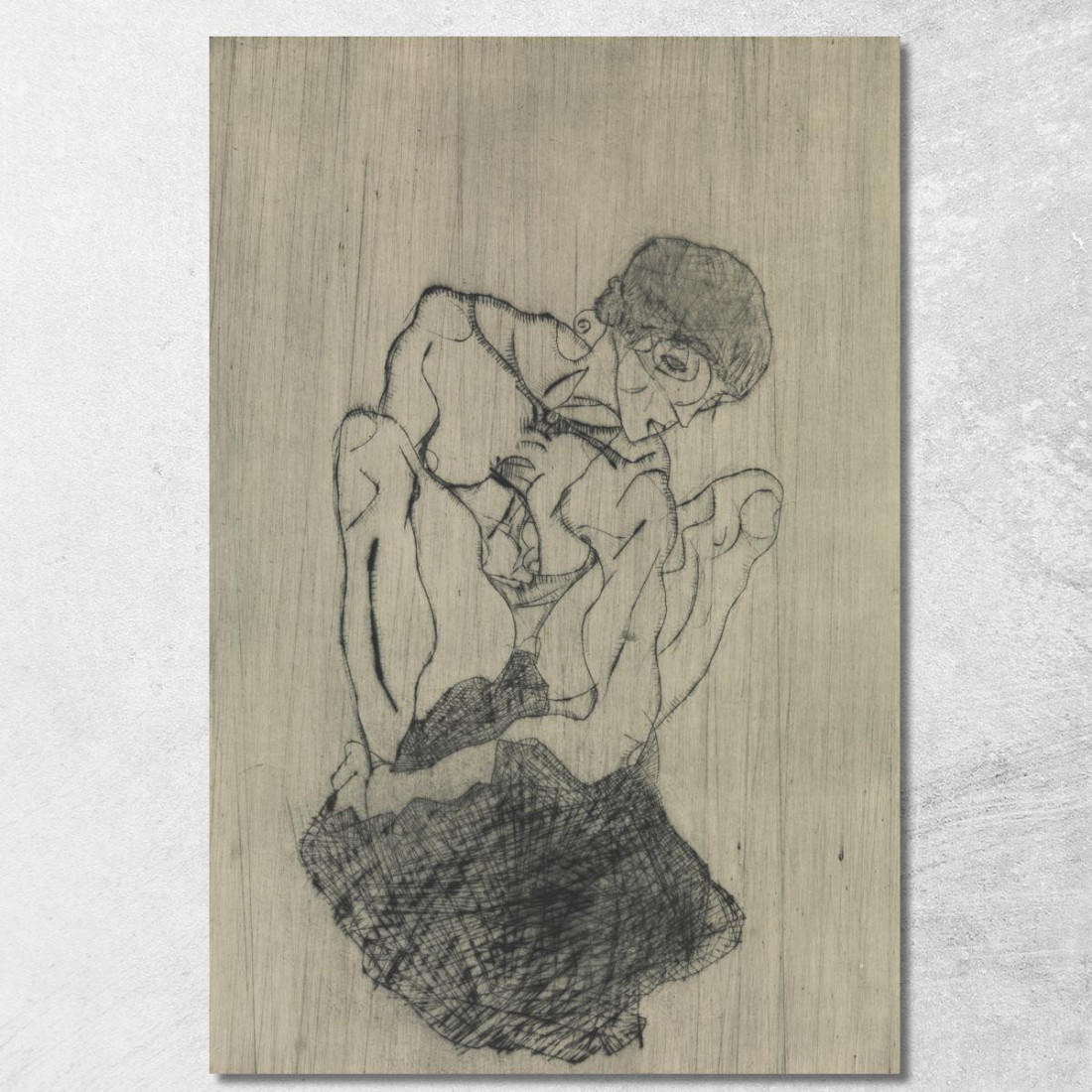 Dolore Egon Schiele esh170 quadro stampato su tela Dolore Egon Schiele esh170 quadro stampato su tela