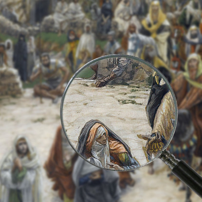 Ciò Che Nostro Signore Vide Dalla Croce James Tissot jts157 quadro stampato su tela