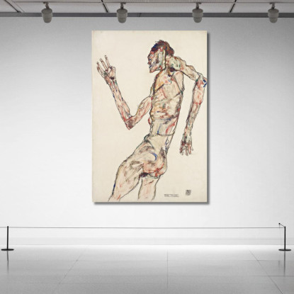 La Danzatrice Egon Schiele esh191 quadro stampato su tela