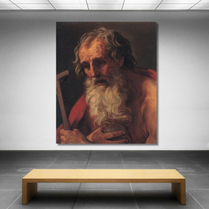 San Girolamo Guido Reni grn29 quadro stampato su tela