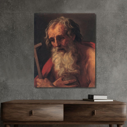 San Girolamo Guido Reni grn29 quadro stampato su tela