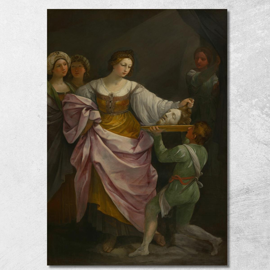 Salomè Con La Testa Di San Giovanni Battista Guido Reni grn35 quadro stampato su tela Salomè Con La Testa Di San Giovanni Battista Guido Reni grn35 quadro stampato su tela