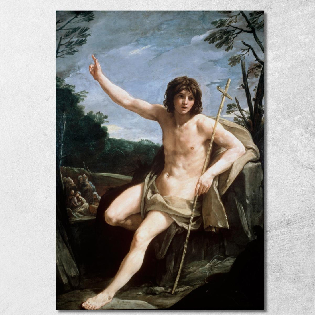 San Giovanni Battista Nel Deserto Guido Reni grn36 quadro stampato su tela San Giovanni Battista Nel Deserto Guido Reni grn36 quadro stampato su tela