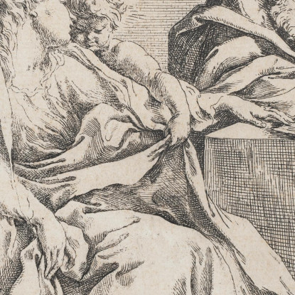 La Sacra Famiglia Con Due Angeli Guido Reni grn41 quadro stampato su tela