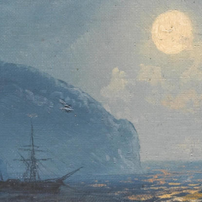 Chiaro Di Luna 2 Ivan Konstantinovich Aivazovsky ika14 quadro stampato su tela