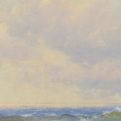 Nave In Mare Ivan Konstantinovich Aivazovsky ika27 quadro stampato su tela