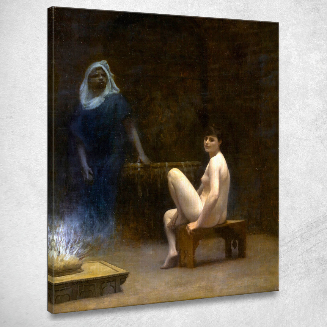 Dopo Il Bagno 2 Jean-Léon Gérôme jlg6 quadro stampato su tela