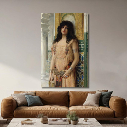 Una Bellezza Orientale Léon François Comerre lfc2 quadro stampato su tela