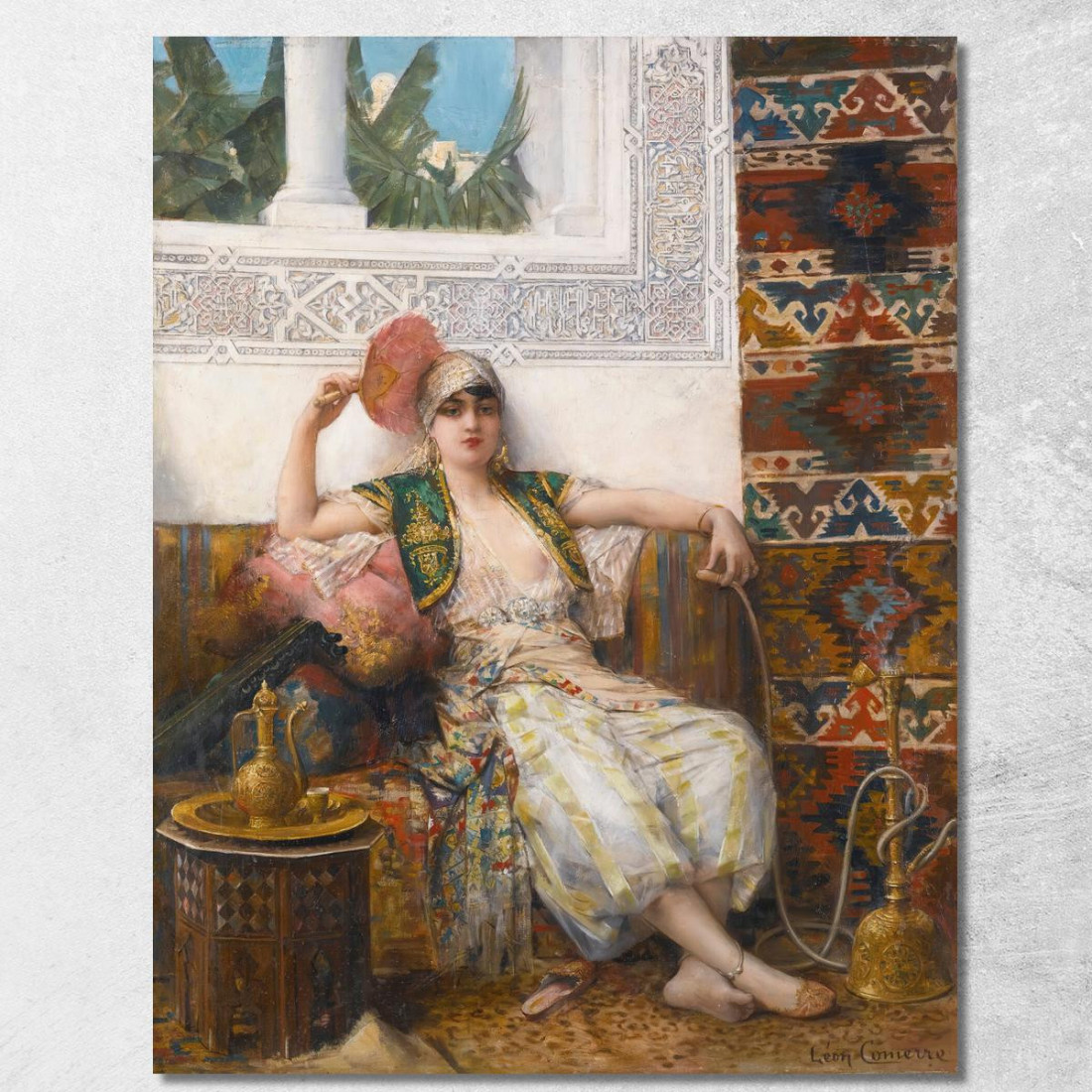 Odalisca Léon François Comerre lfc18 quadro stampato su tela Odalisca Léon François Comerre lfc18 quadro stampato su tela