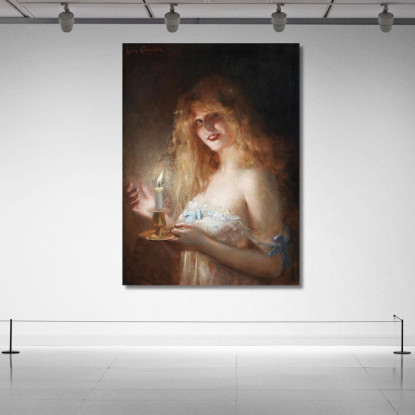 A Letto Léon François Comerre lfc19 quadro stampato su tela