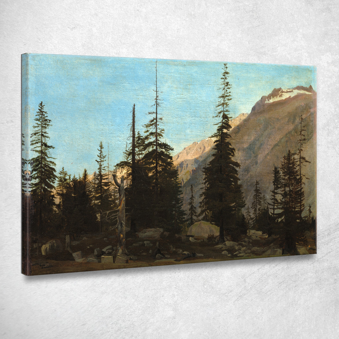 Paesaggio Alpino L'Handegg Svizzera Jean-Léon Gérôme jlg10 quadro stampato su tela Paesaggio Alpino L'Handegg Svizzera Jean-Léon Gérôme jlg10 quadro stampato su tela