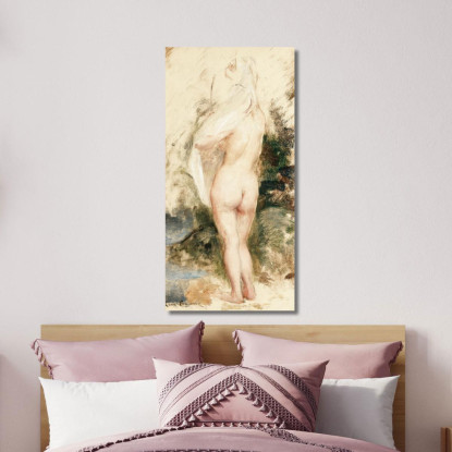 Studio Di Una Donna Nuda Léon François Comerre lfc27 quadro stampato su tela