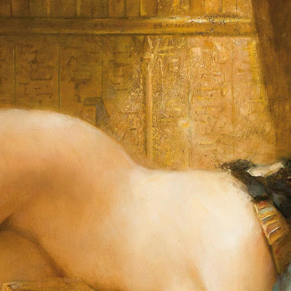 La Tunica Leggendaria Léon François Comerre lfc30 quadro stampato su tela