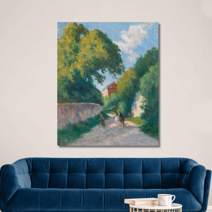 Dintorni Di Rolleboise Il Ritorno Alla Fattoria Maximilien Luce mlc19 quadro stampato su tela