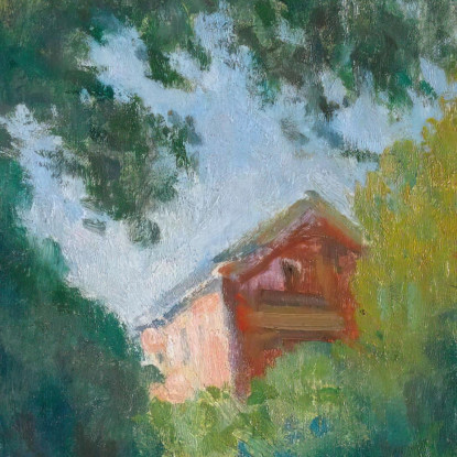 Dintorni Di Rolleboise Il Ritorno Alla Fattoria Maximilien Luce mlc19 quadro stampato su tela