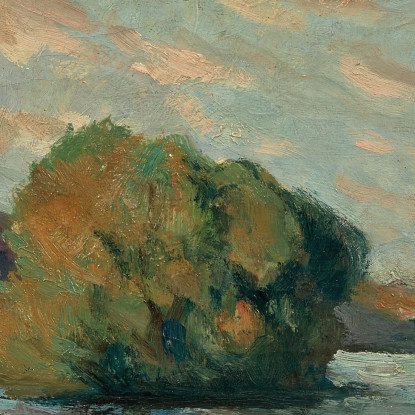 La Senna E L’Isola Di Rolleboise Maximilien Luce mlc33 quadro stampato su tela