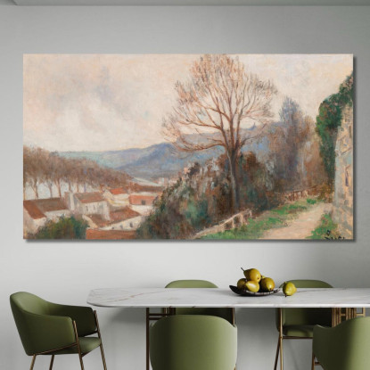 La Senna Vista Dalle Alture Di Rolleboise Maximilien Luce mlc34 quadro stampato su tela