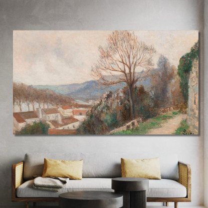 La Senna Vista Dalle Alture Di Rolleboise Maximilien Luce mlc34 quadro stampato su tela
