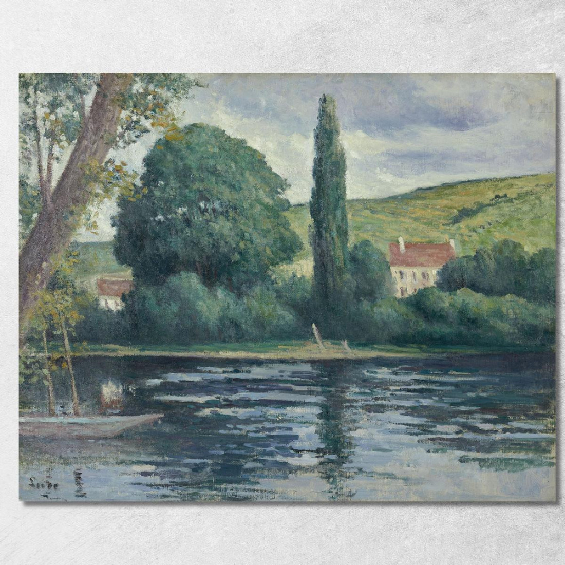 La Senna A Vernonnet Maximilien Luce mlc36 quadro stampato su tela La Senna A Vernonnet Maximilien Luce mlc36 quadro stampato su tela