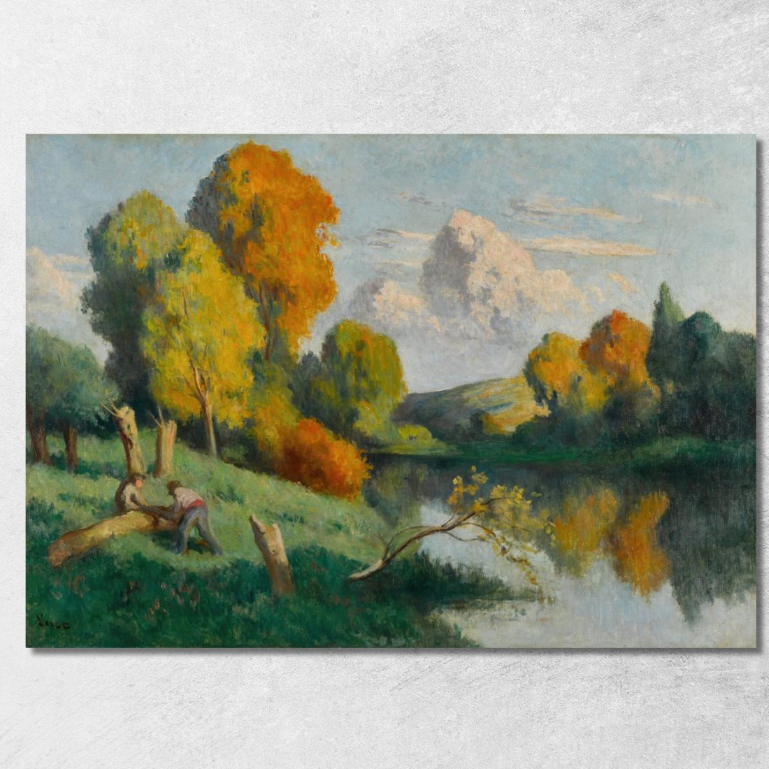 I Segantini Paesaggio Della Cure Maximilien Luce mlc62 quadro stampato su tela I Segantini Paesaggio Della Cure Maximilien Luce mlc62 quadro stampato su tela