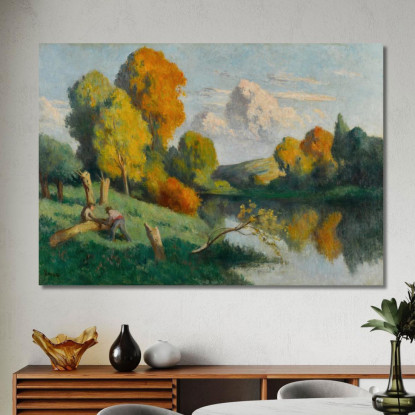 I Segantini Paesaggio Della Cure Maximilien Luce mlc62 quadro stampato su tela