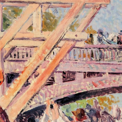 I Lavoratori Maximilien Luce mlc64 quadro stampato su tela