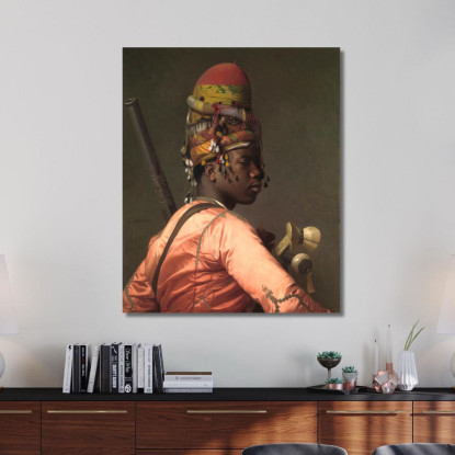 Non Il Bazouk Jean-Léon Gérôme jlg27 quadro stampato su tela