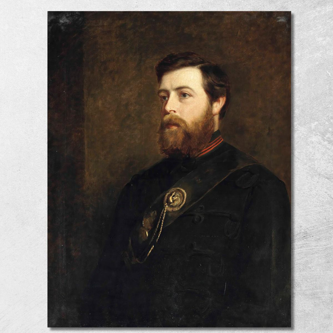 Ritratto Di James Panton Esq. In Uniforme Del King'S Royal Rifle Corps 60Th Foot William Powell Frith wpf15 quadro stampato su Ritratto Di James Panton Esq. In Uniforme Del King'S Royal Rifle Corps 60Th Foot William Powell Frith wpf15 quadro stampato su