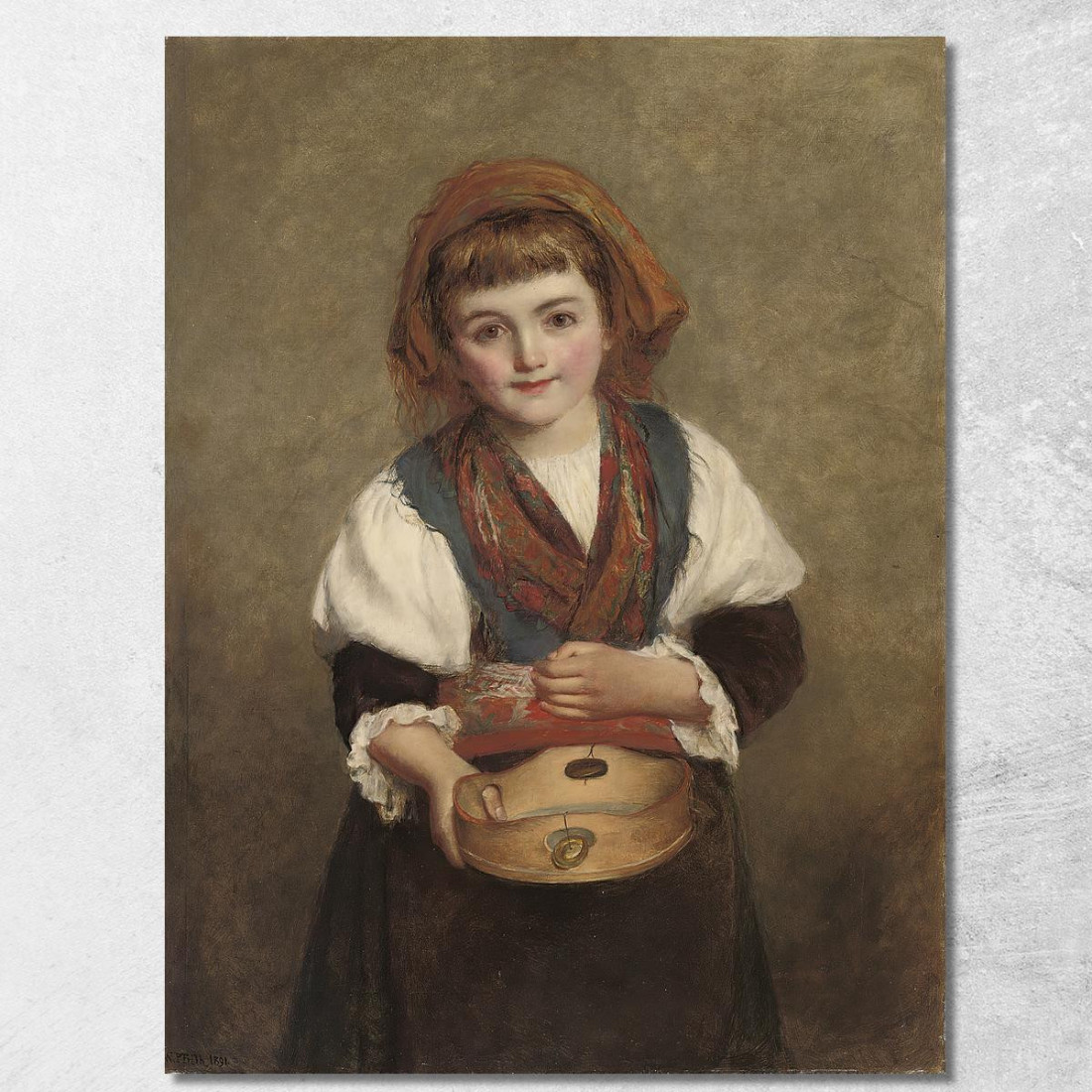 Il Più Dolce Piccolo Mendicante Che Abbia Mai Chiesto L'Elemosina William Powell Frith wpf25 quadro stampato su tela Il Più Dolce Piccolo Mendicante Che Abbia Mai Chiesto L'Elemosina William Powell Frith wpf25 quadro stampato su tela