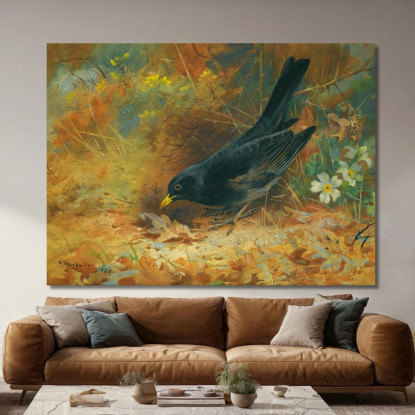 Merlo Archibald Thorburn ath22 quadro stampato su tela