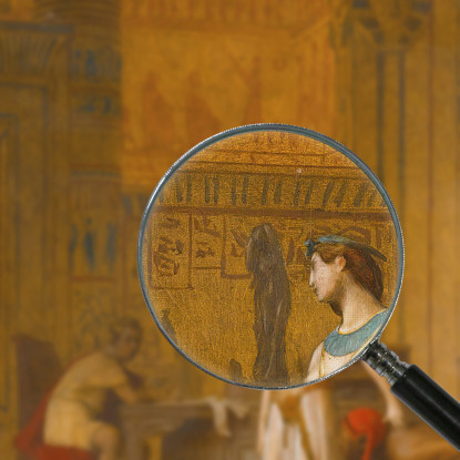 Cleopatra E Cesare Jean-Léon Gérôme jlg38 quadro stampato su tela