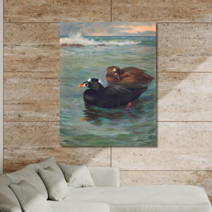 Orco Marino Archibald Thorburn ath97 quadro stampato su tela