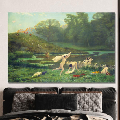Diana E Atteone Jean-Léon Gérôme jlg44 quadro stampato su tela