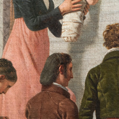Devozione Presso La Porta Santa Della Basilica Di San Pietro Christoffer Wilhelm Eckersberg cwe21 quadro stampato su tela