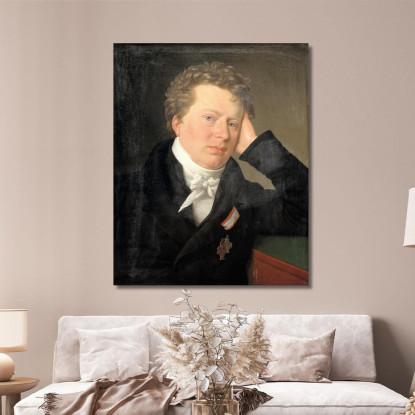 Il Giurista E Statista Anders Sandøe Ørsted Christoffer Wilhelm Eckersberg cwe31 quadro stampato su tela