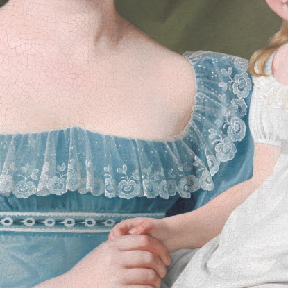 Ritratto Di Una Nobildonna Christoffer Wilhelm Eckersberg cwe45 quadro stampato su tela