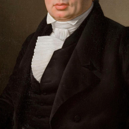 Ritratto Del Mercante Joseph Raphael Christoffer Wilhelm Eckersberg cwe49 quadro stampato su tela