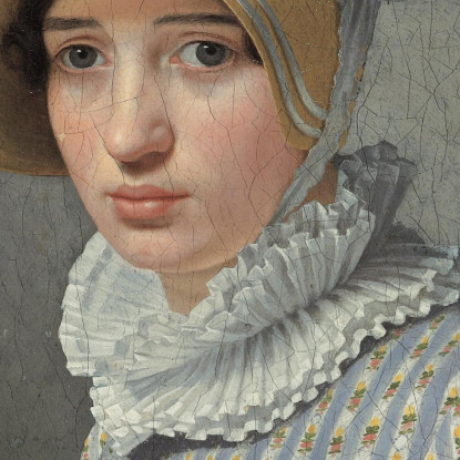 Ritratto Della Modella Maddalena O Anna Maria Uhden Christoffer Wilhelm Eckersberg cwe50 quadro stampato su tela
