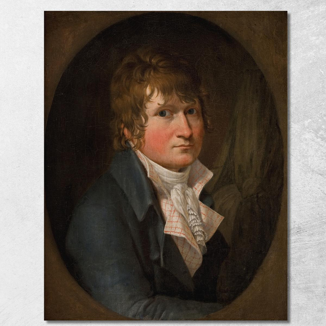 Autoritratto Christoffer Wilhelm Eckersberg cwe60 quadro stampato su tela Autoritratto Christoffer Wilhelm Eckersberg cwe60 quadro stampato su tela
