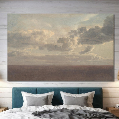 Studio Di Nuvole Sul Mare Christoffer Wilhelm Eckersberg cwe65 quadro stampato su tela